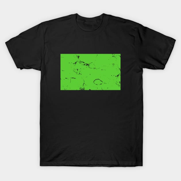 Green Weathered Rectangle/Square T-Shirt by SpaceAlienTees